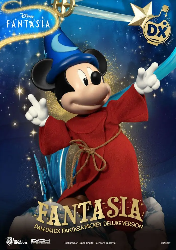 Disney Classic Dynamic 8ction Heroes Figurina Acțiune 1/9 Mickey Fantasia Deluxe Version 21 cm poza produsului