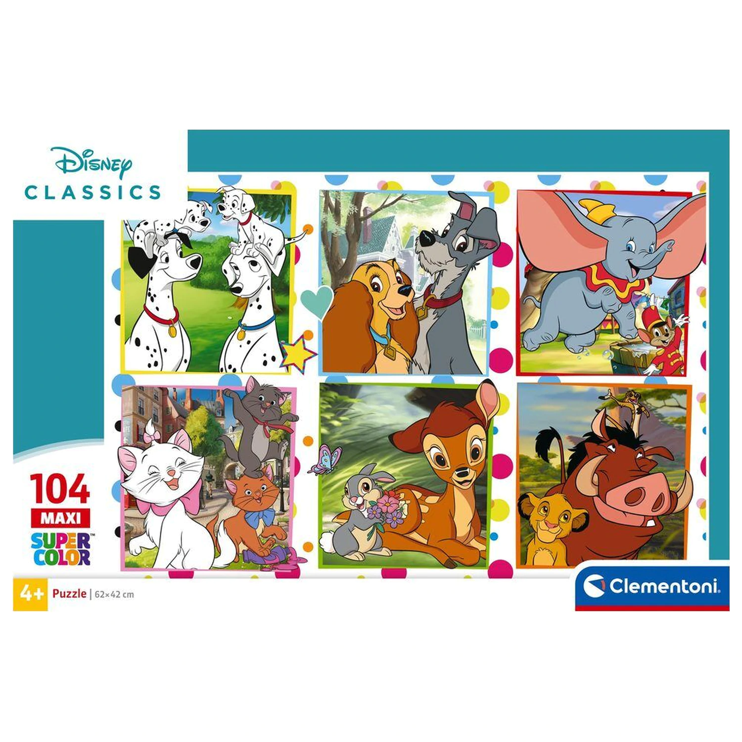 Disney Classic maxi puzzle 104 piese poza produsului