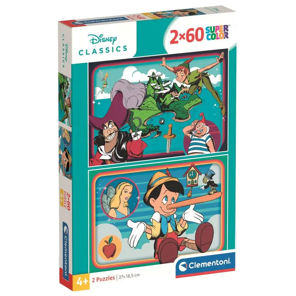 Disney Classic puzzle 2x60 piese poza produsului