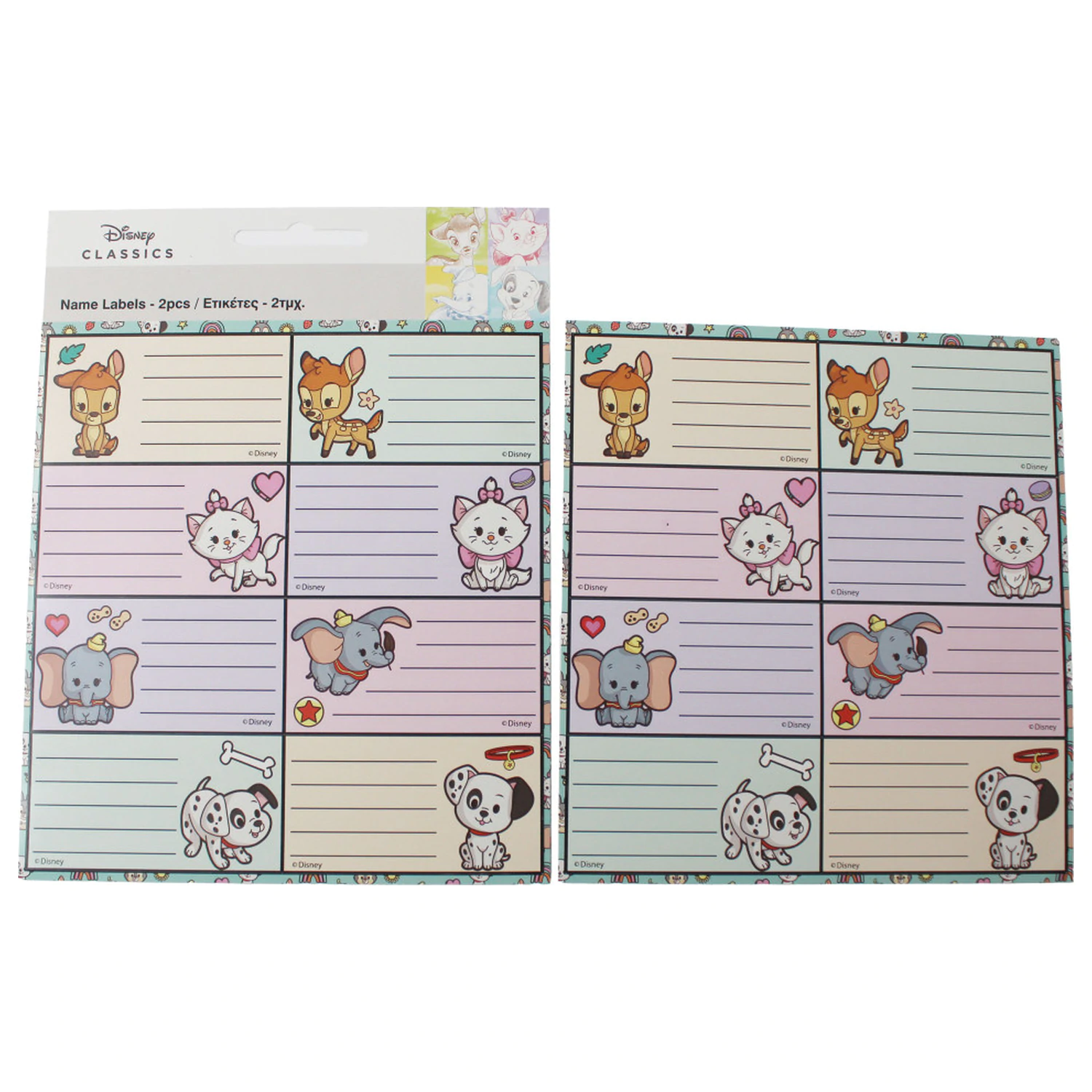 Disney Classics Babies Eticheta de caiet 16 bucati poza produsului