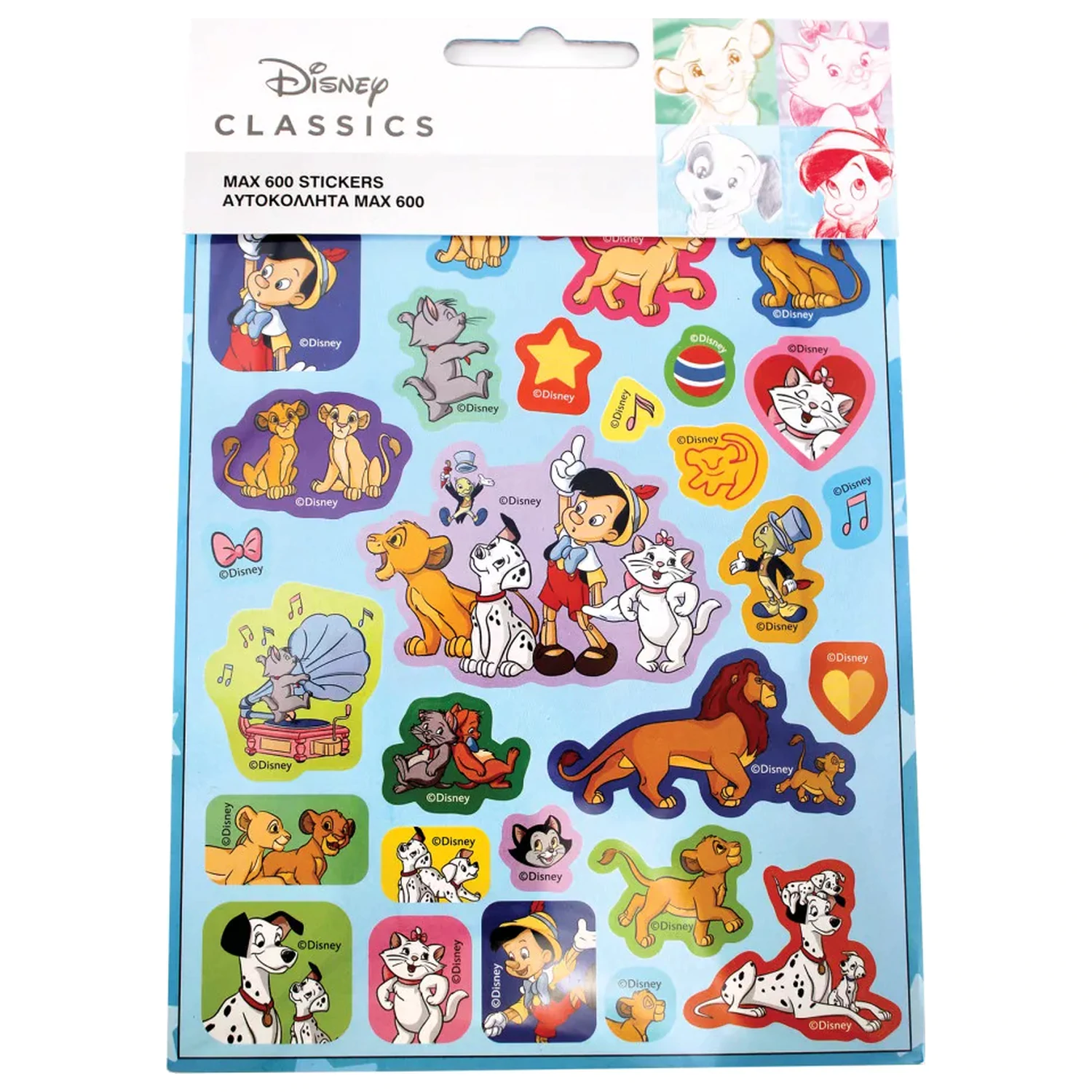 Disney Classics Fun Set de autocolante de 600 de piese poza produsului