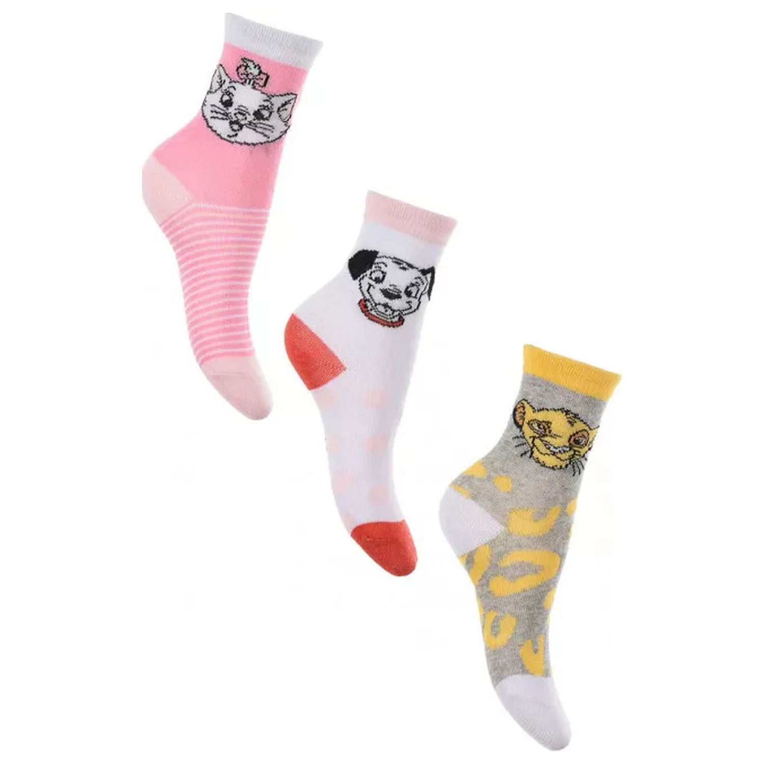 Sosete pentru copii Disney Classics Puppies Pink 23/26 poza produsului