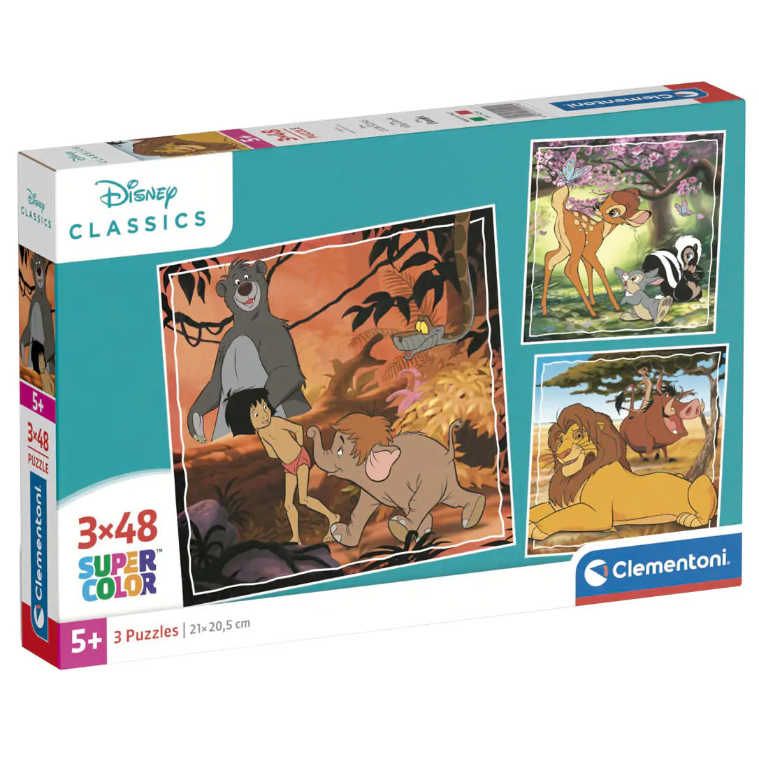 Disney Classics puzzle 3x48 piese poza produsului