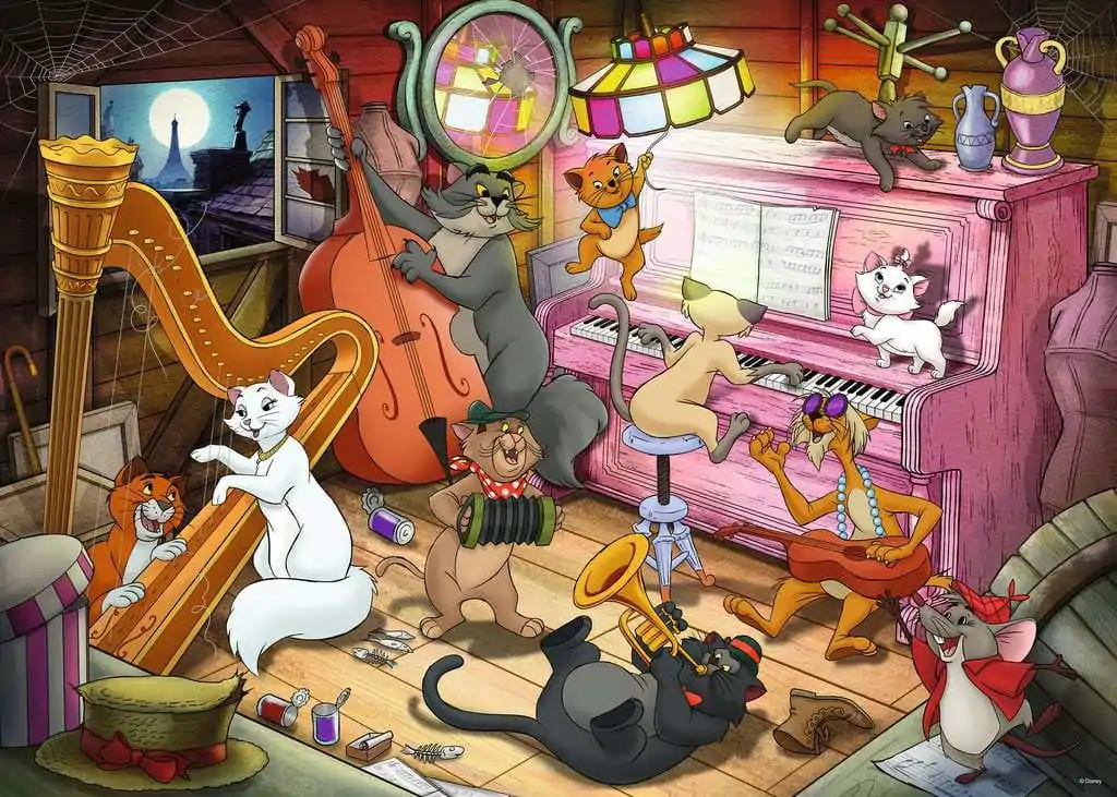 Disney Collector's Edition Puzzle tip jigsaw Aristocats (1000 piese) poza produsului