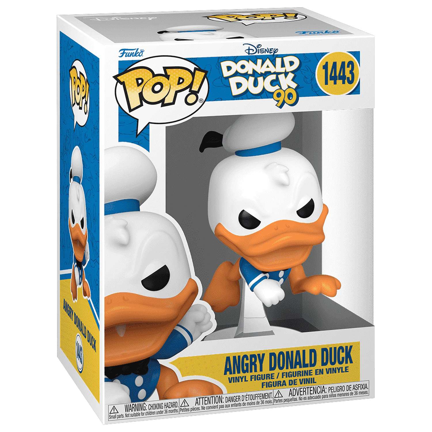 Disney DD 90th Anniversary Funko POP! Figurina de vinil Disney Donald Duck(supărat) 9 cm poza produsului