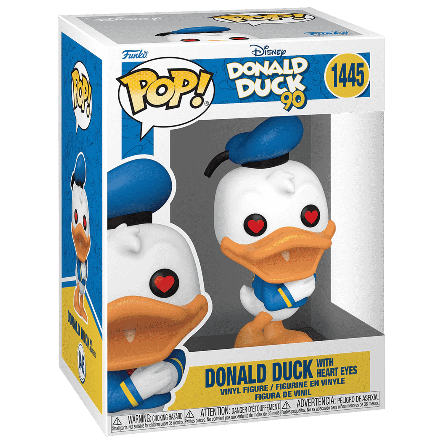 Disney DD 90th Anniversary Funko POP! Disney figurină de vinil Donald Duck(heart eyes) 9 cm poza produsului