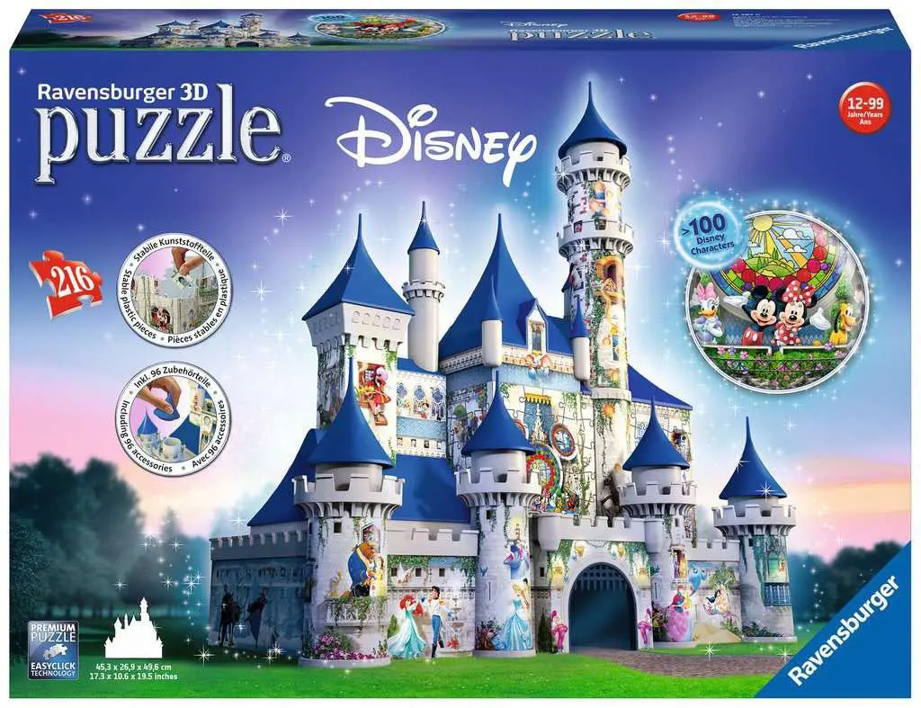 Disney 3D Puzzle Disney Castle (216 piese) poza produsului