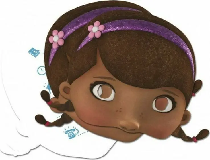 Disney Doc McStuffins 2-in-1 Invitatie si Masca Pachet 4 bucati poza produsului