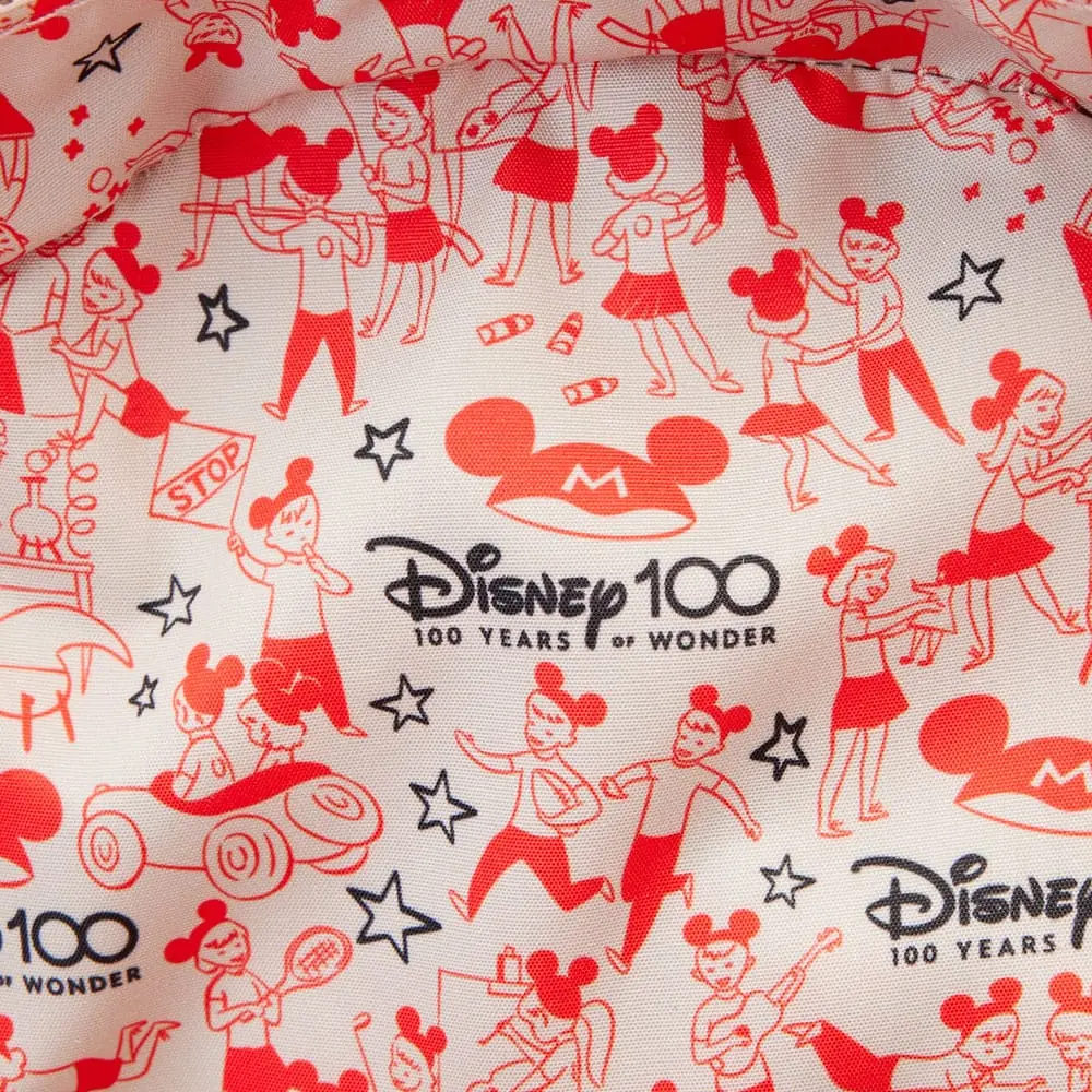 Geanta crossbody cu suport pentru urechi Disney by Loungefly 100th Mickey Mouseketeers poza produsului