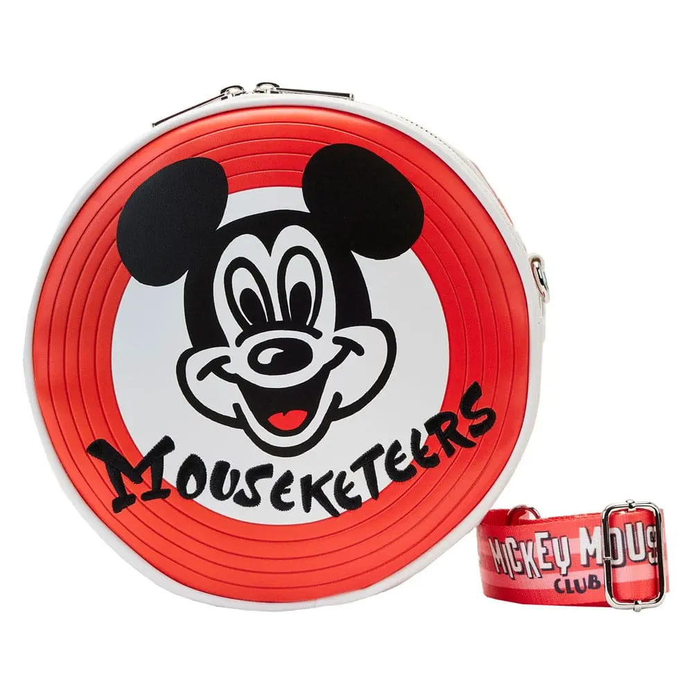 Geanta crossbody cu suport pentru urechi Disney by Loungefly 100th Mickey Mouseketeers poza produsului
