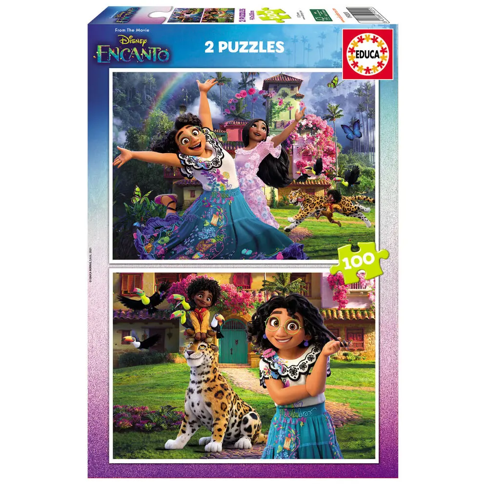 Disney Ecanto puzzle 2x100 piese poza produsului