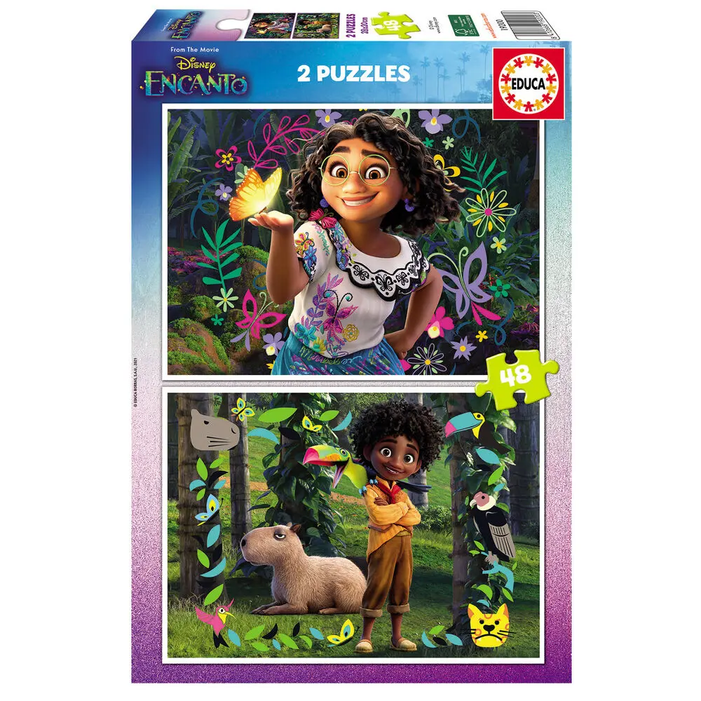 Disney Encanto puzzle 2x48 piese poza produsului