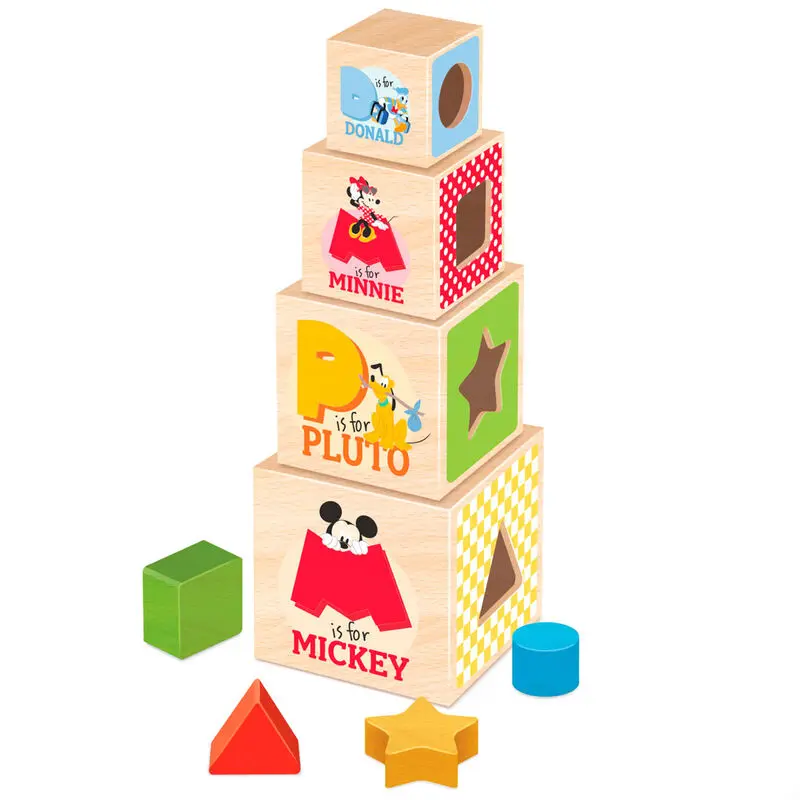 Disney cuburi din lemn turn poza produsului