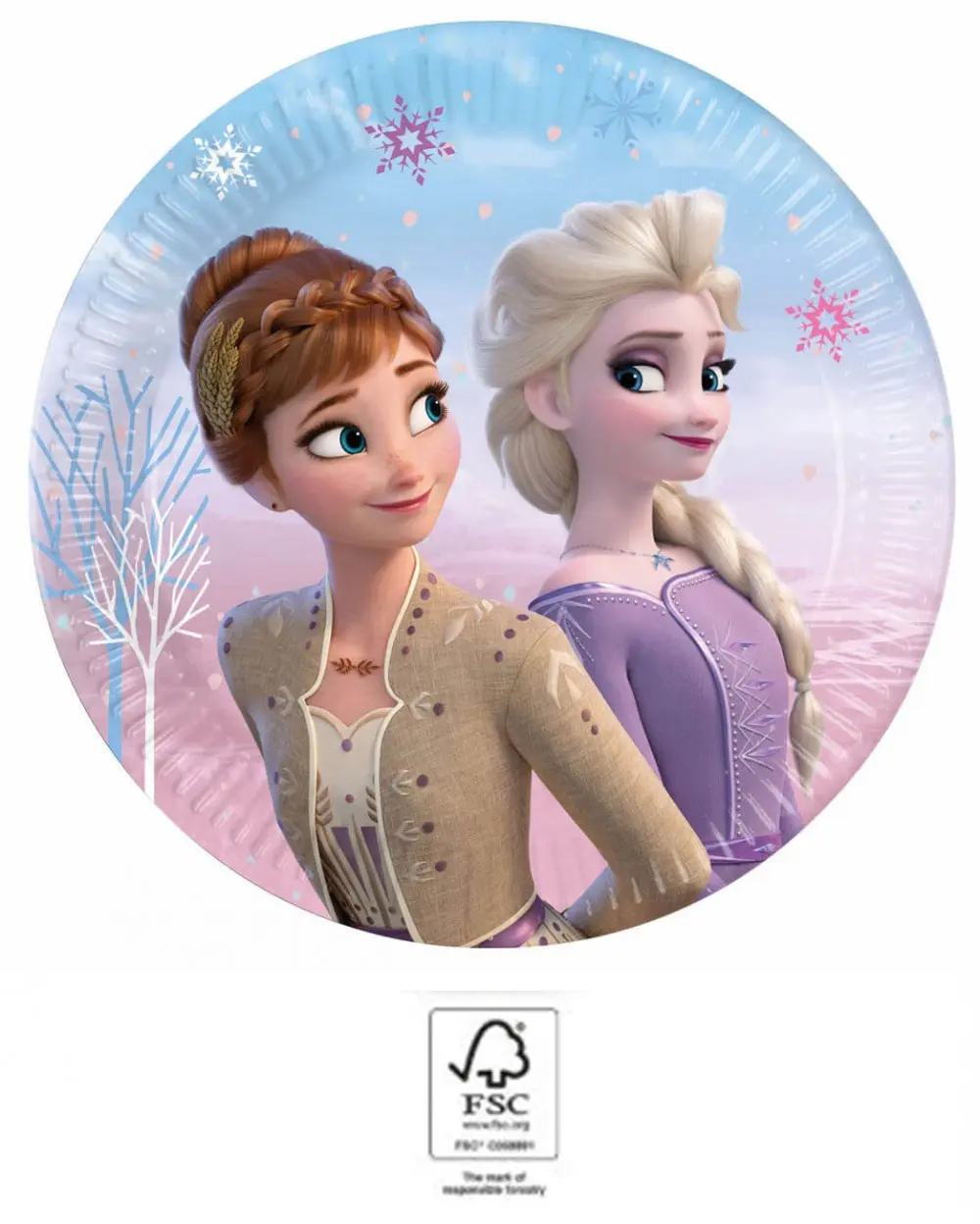 Disney Frozen II Wind Spirit, Disney Frozen II Farfurii de hartie 8 bucati 20 cm FSC poza produsului