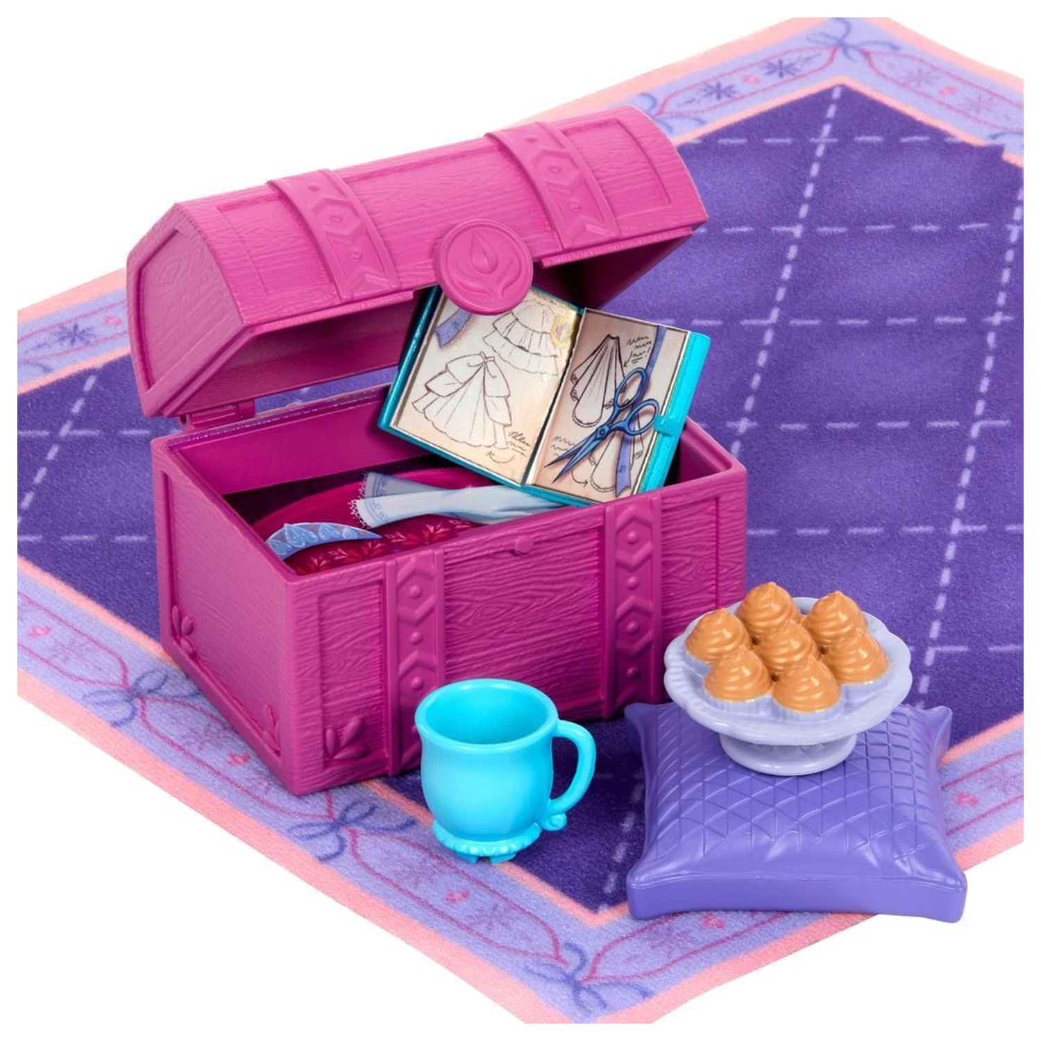 Disney Frozen Set de joaca Petrecerea in pijamale cu Elsa si Anna poza produsului