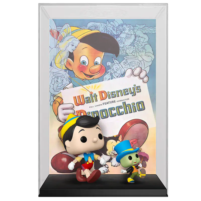Disney POP! Poster film & figurină Pinocchio 9 cm poza produsului