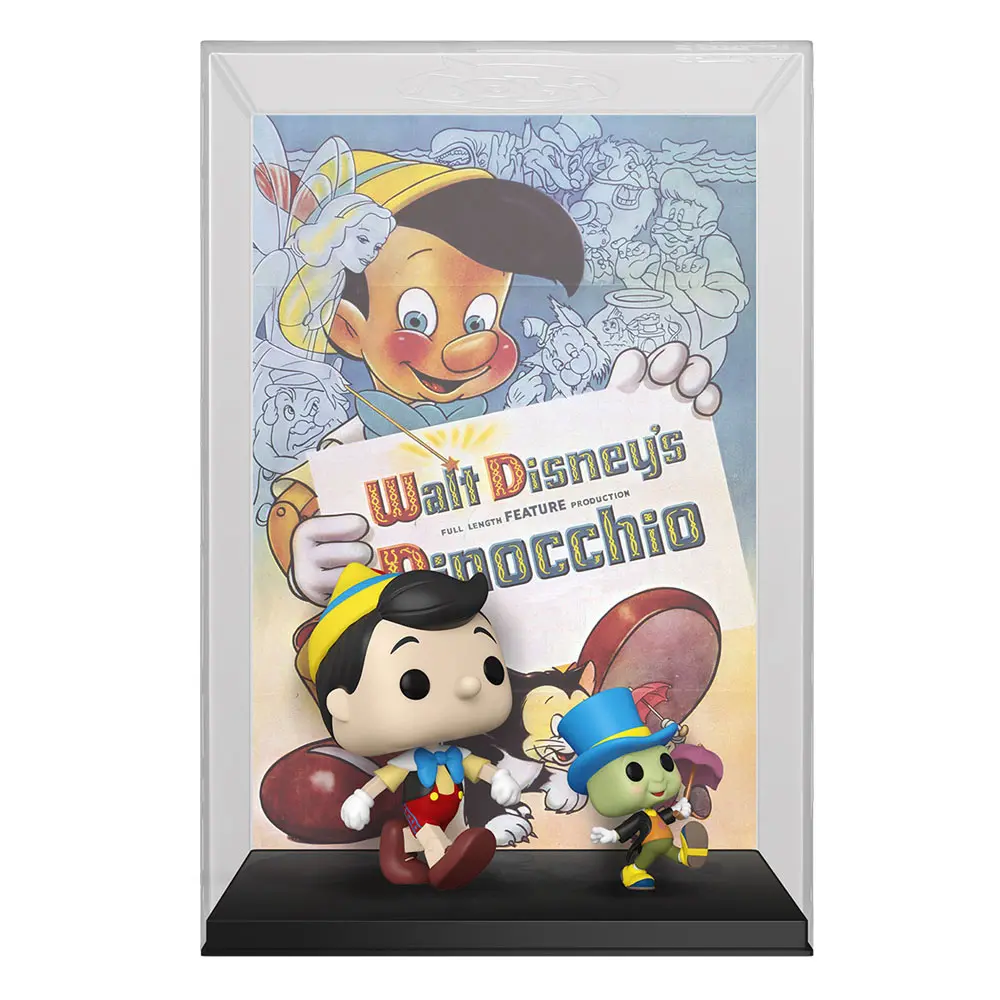 Disney POP! Poster film & figurină Pinocchio 9 cm poza produsului