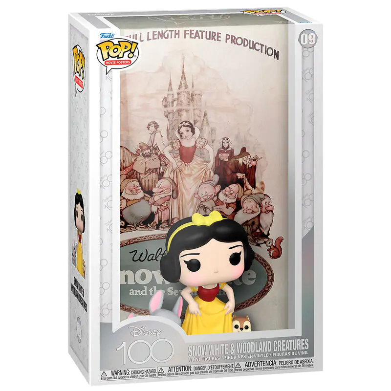 Disney POP! Poster de film & Figurina Alba ca Zapada 9 cm poza produsului