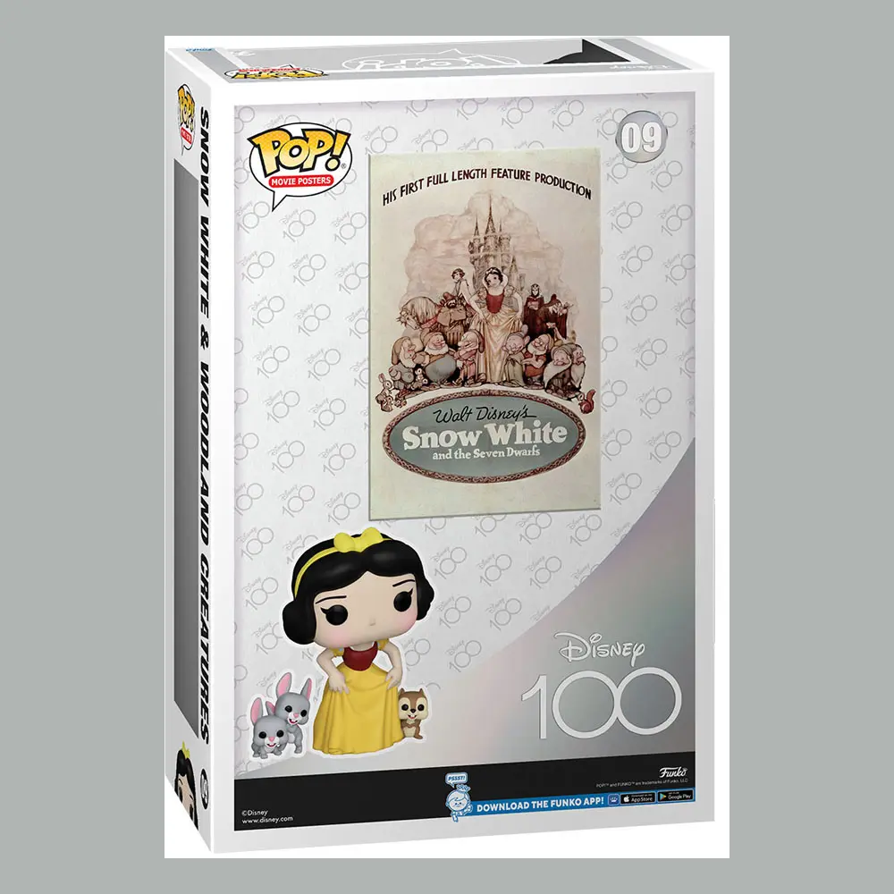 Disney POP! Poster de film & Figurina Alba ca Zapada 9 cm poza produsului