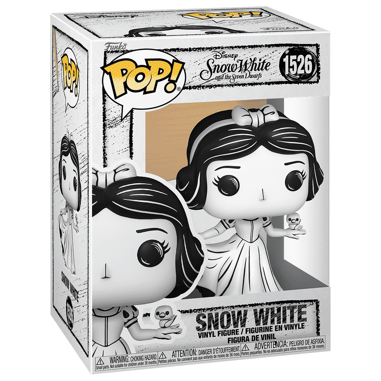 Disney Funko POP! Figurina Vinyl Schițată- Albă ca Zăpada 9 cm poza produsului