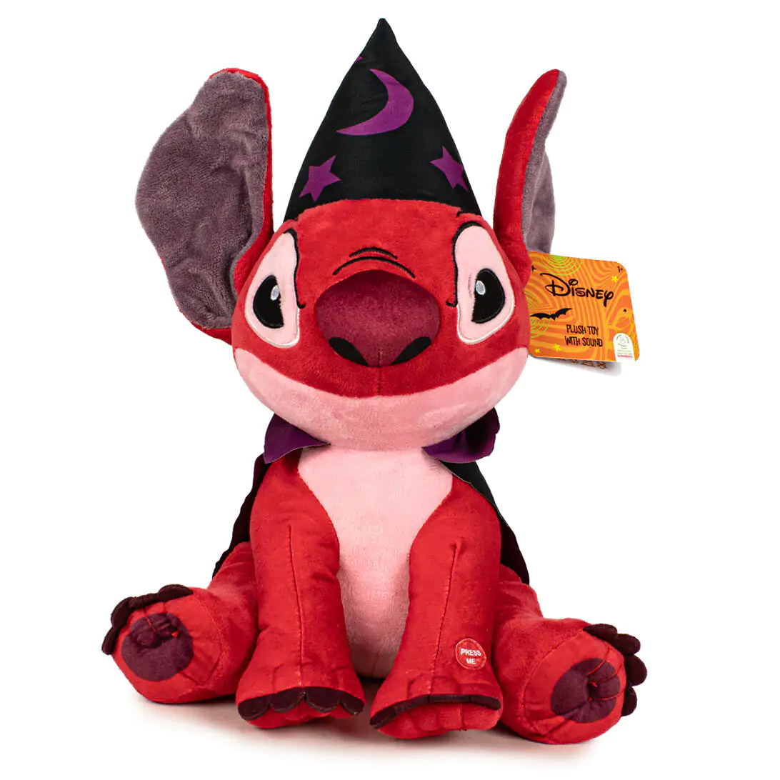 Jucărie de pluș Disney Halloween Stitch Leroy cu sunet 28cm poza produsului