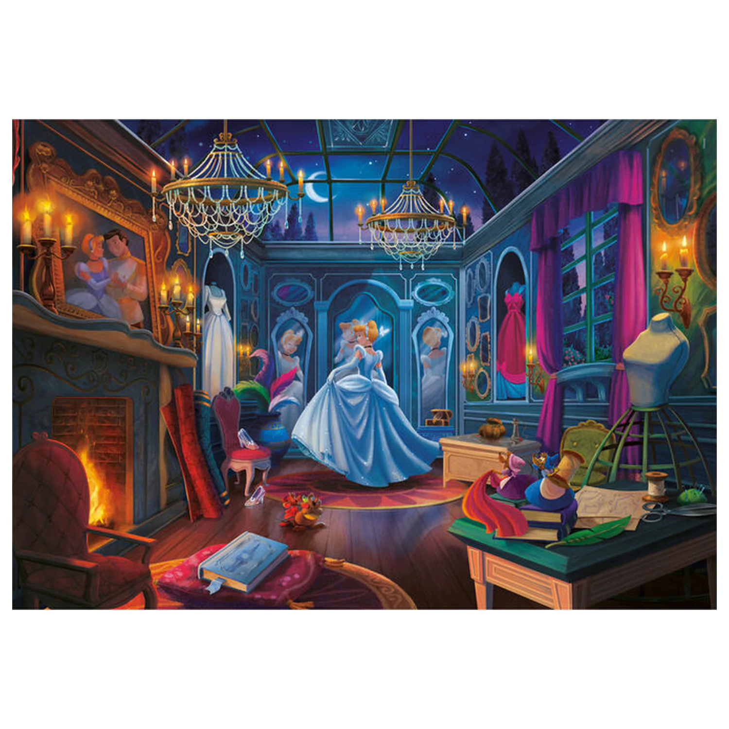 Disney Cinderella puzzle 500 piese poza produsului