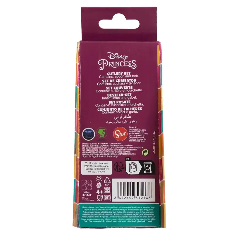 Disney Princess Set 2 tacâmuri metalice poza produsului