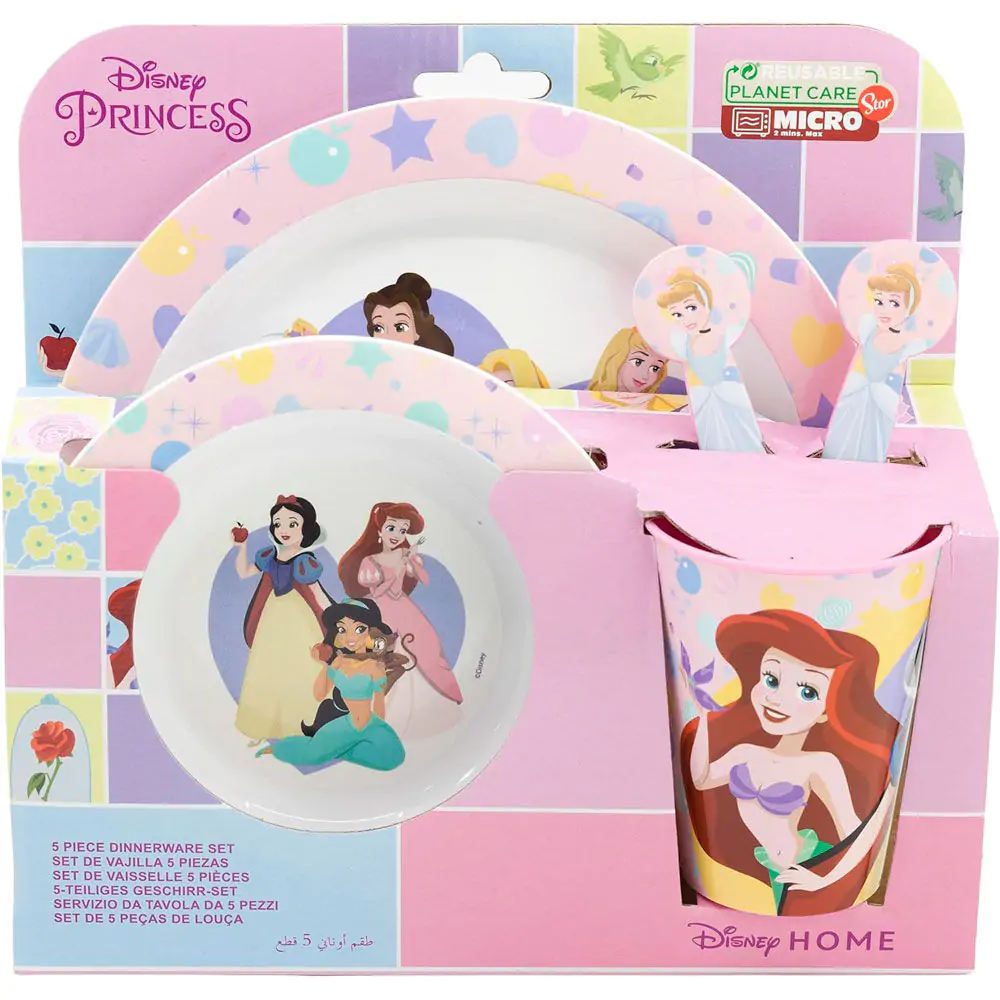 Set de veselă 5 piese Disney Princess poza produsului