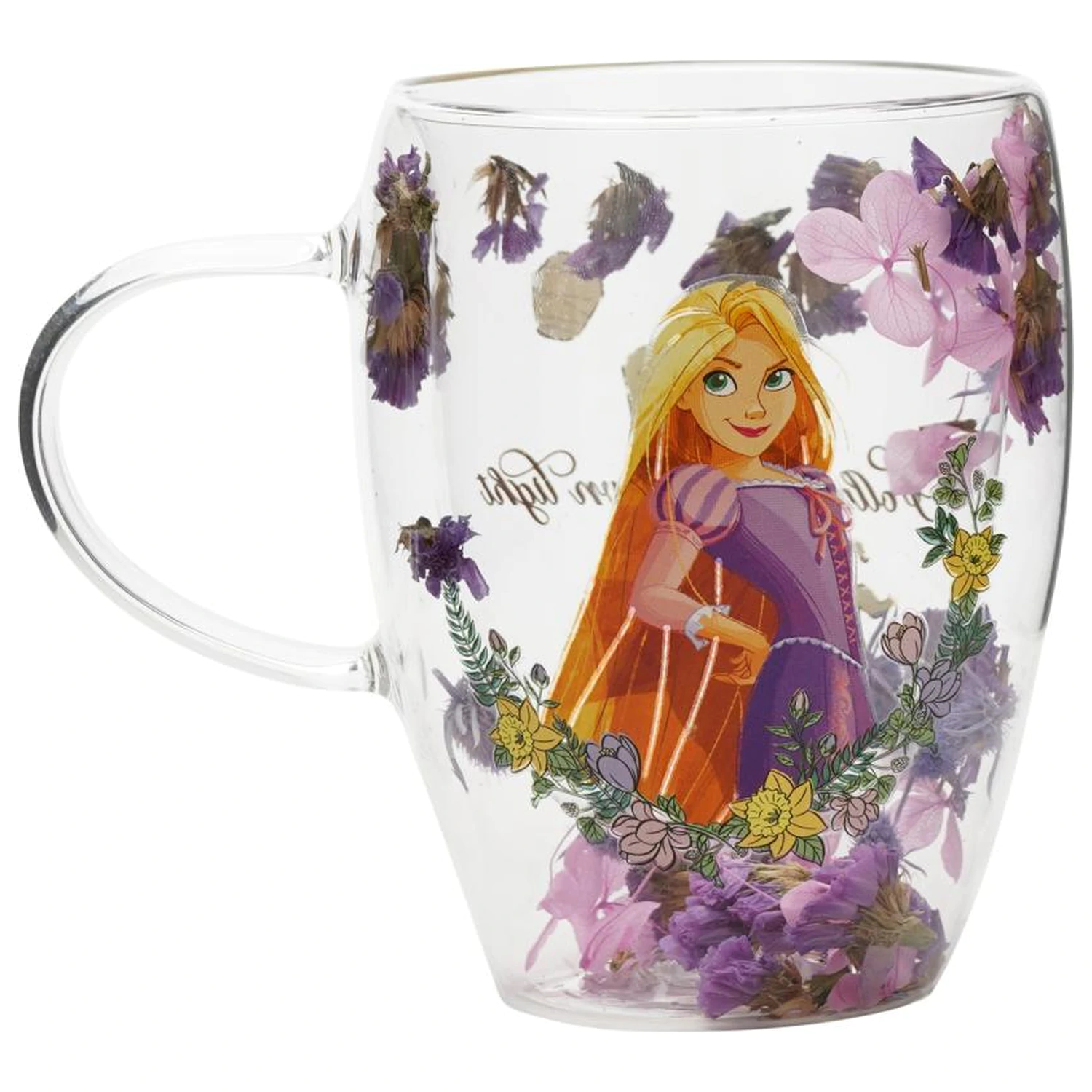 Disney Princess Rapunzel pahar cu flori uscate 300 ml poza produsului