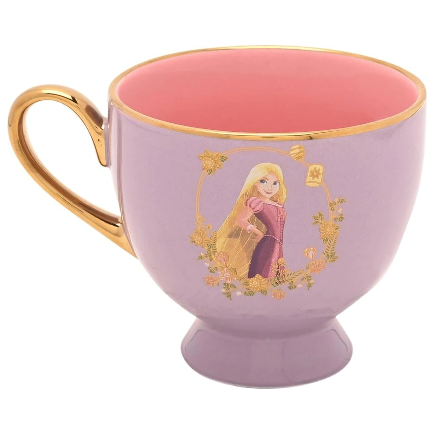 Disney Princess Rapunzel Ceașcă de ceai + Farfurioară 207ml poza produsului