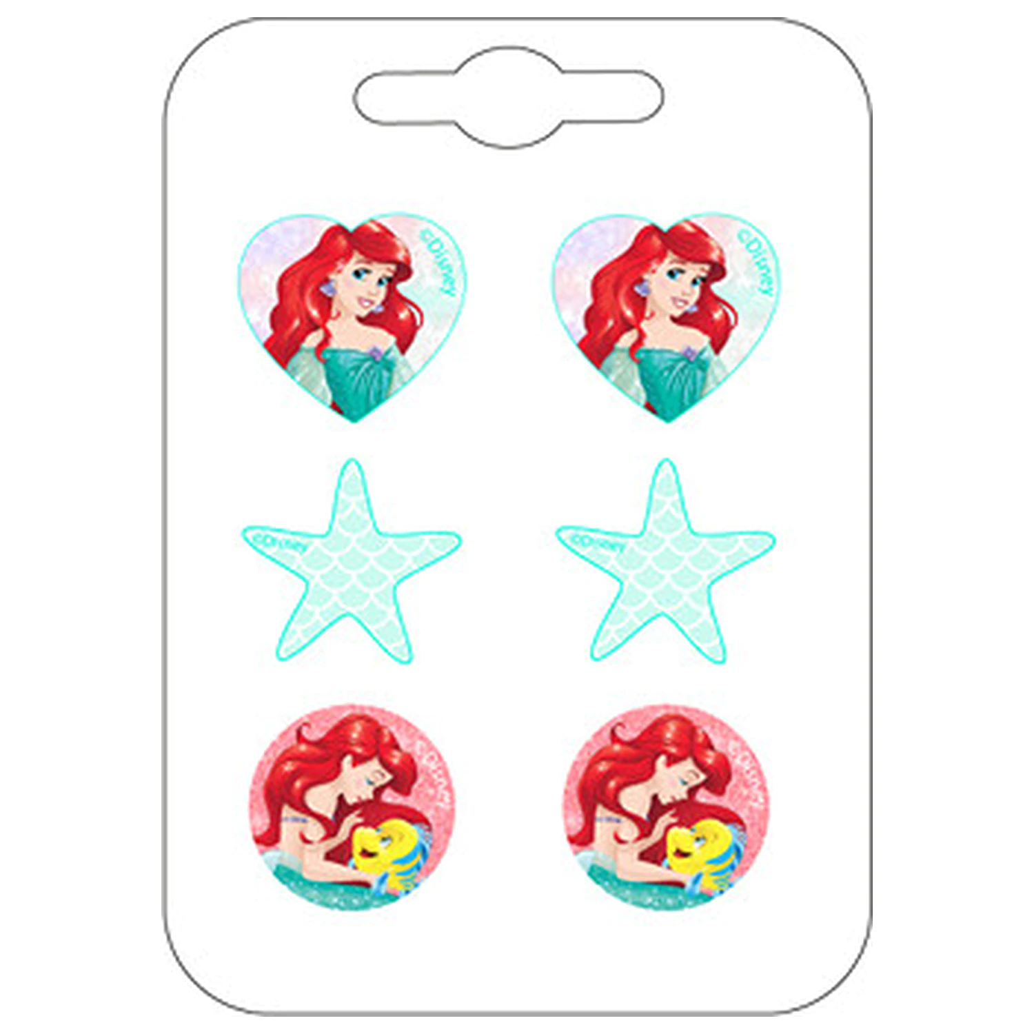 Disney Princess, Ariel Star Set de 3 perechi de cercei poza produsului