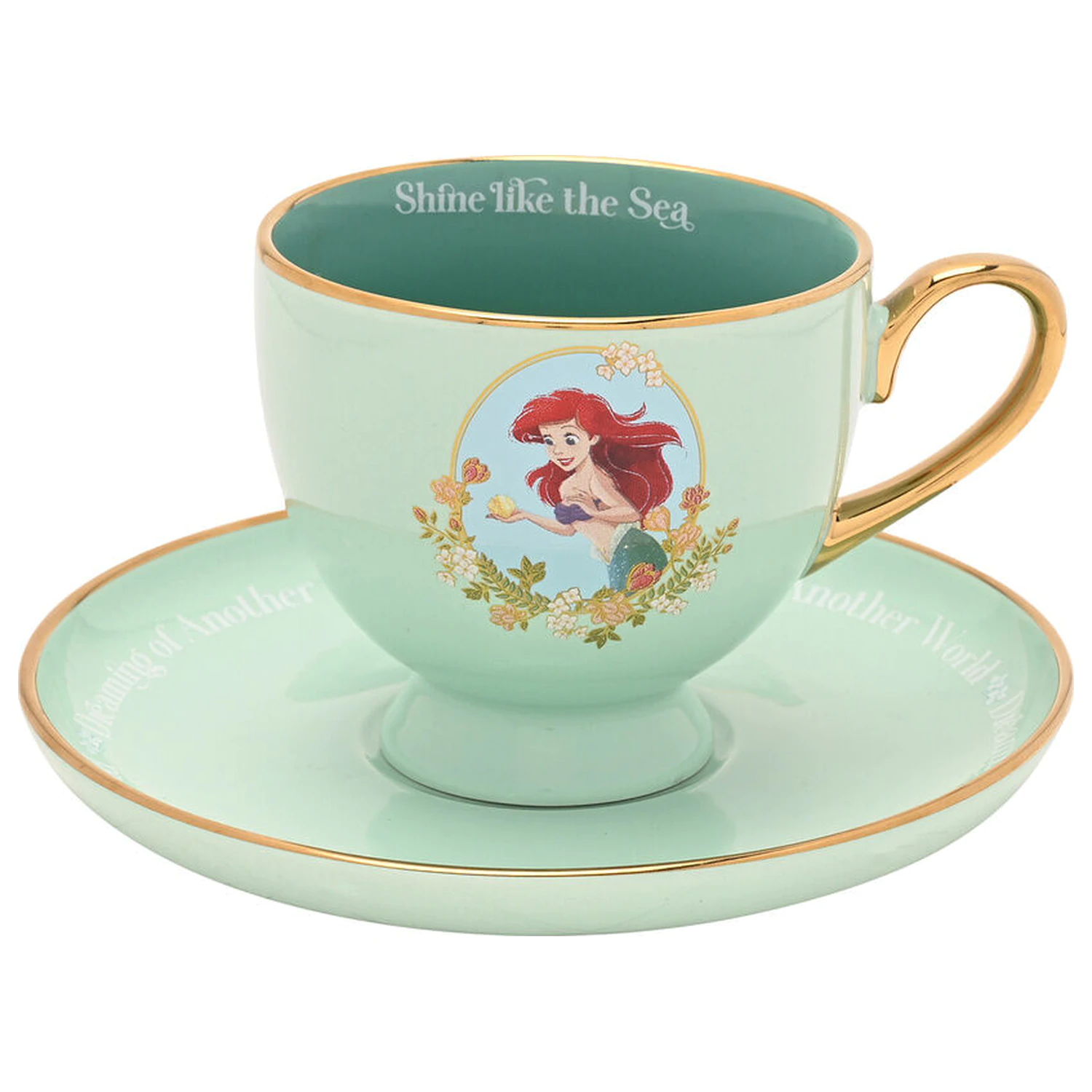 Disney Princess Ariel ceasca de ceai si farfurie poza produsului