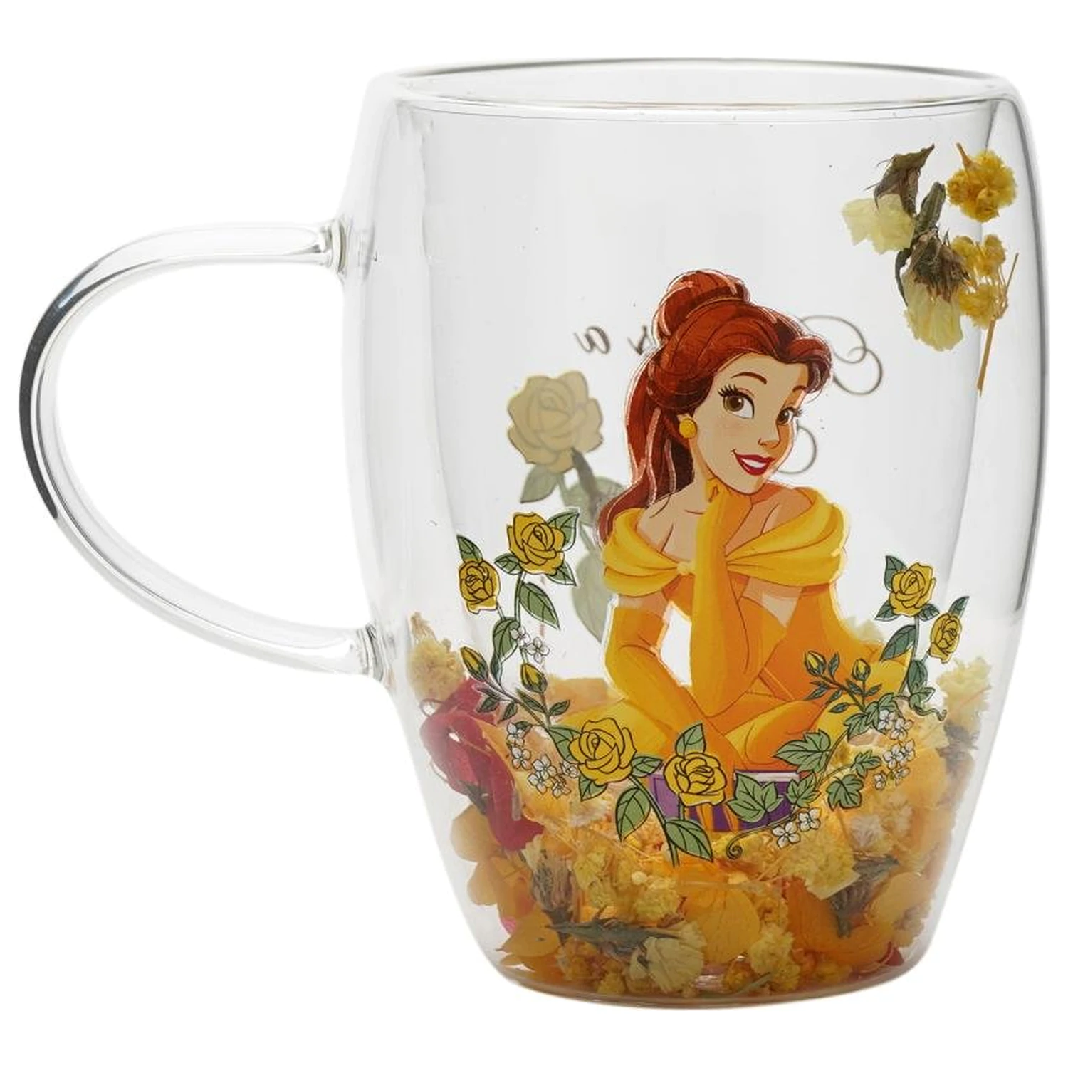Disney Princess Belle pahar cu flori uscate 300 ml poza produsului