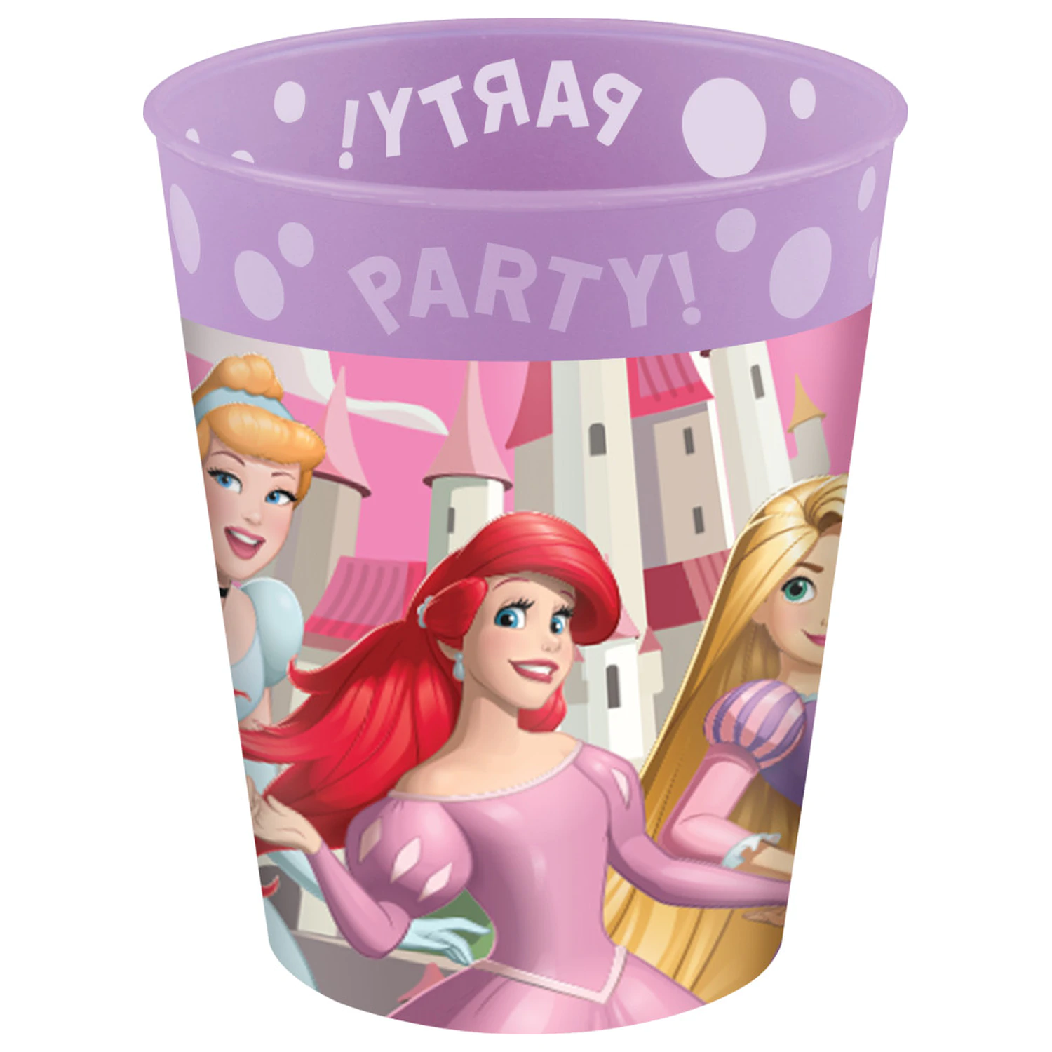 Disney Princesses Create Your World micro premium pahar din plastic set de 4 piese 250 ml poza produsului