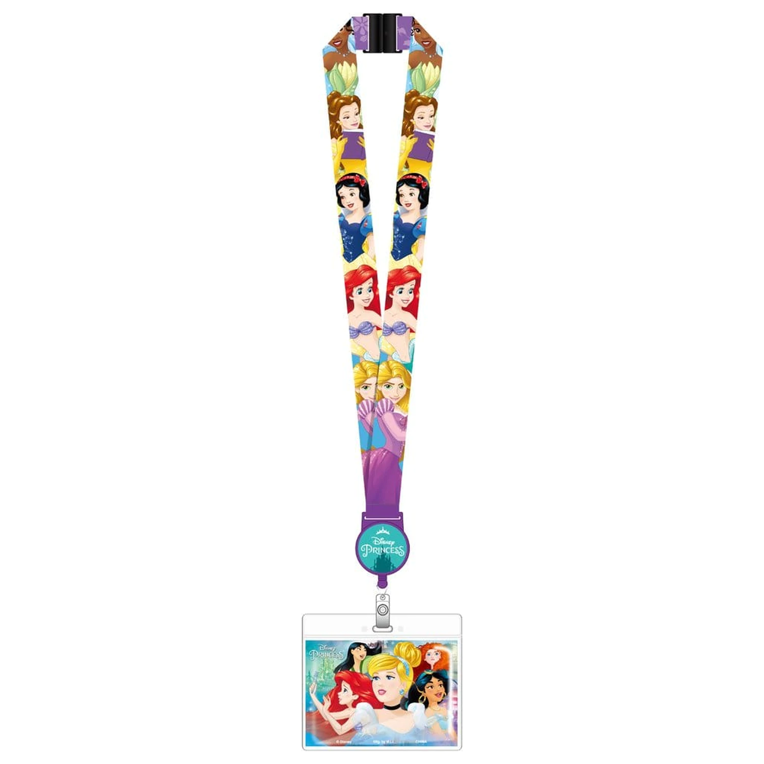 Disney Princess Șnur Deluxe cu Suport Card Retractabil poza produsului