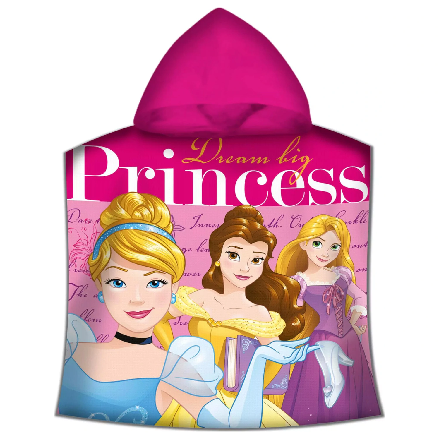 Disney Princess Dream Beach Towel Poncho poza produsului