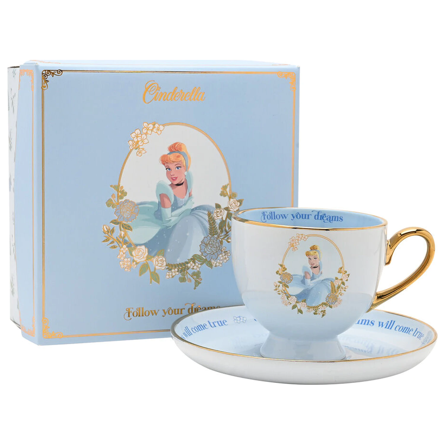 Disney Princess Cenușăreasa ceașcă de ceai & farfurioară poza produsului