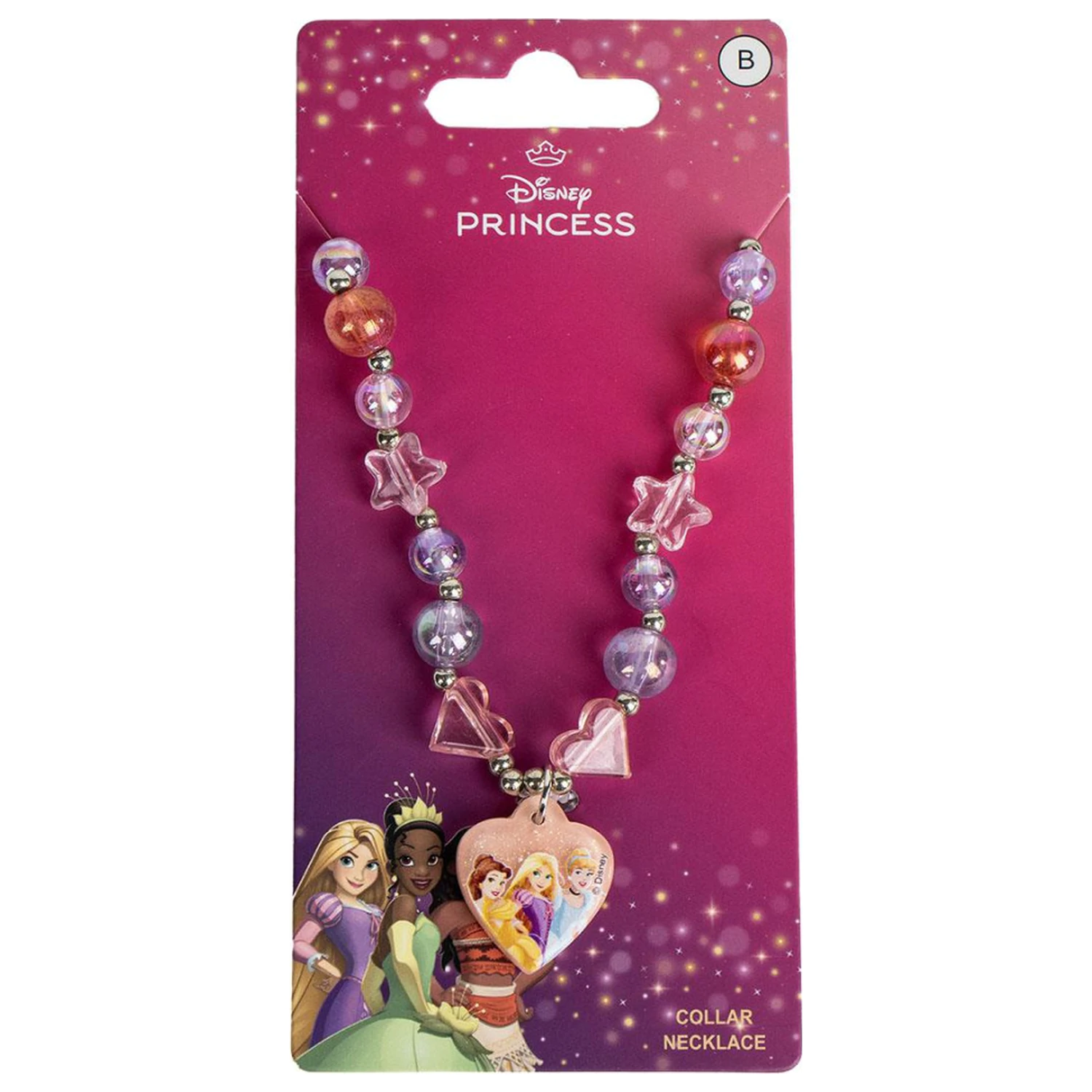 Disney Princess Heart Beaded Colier poza produsului