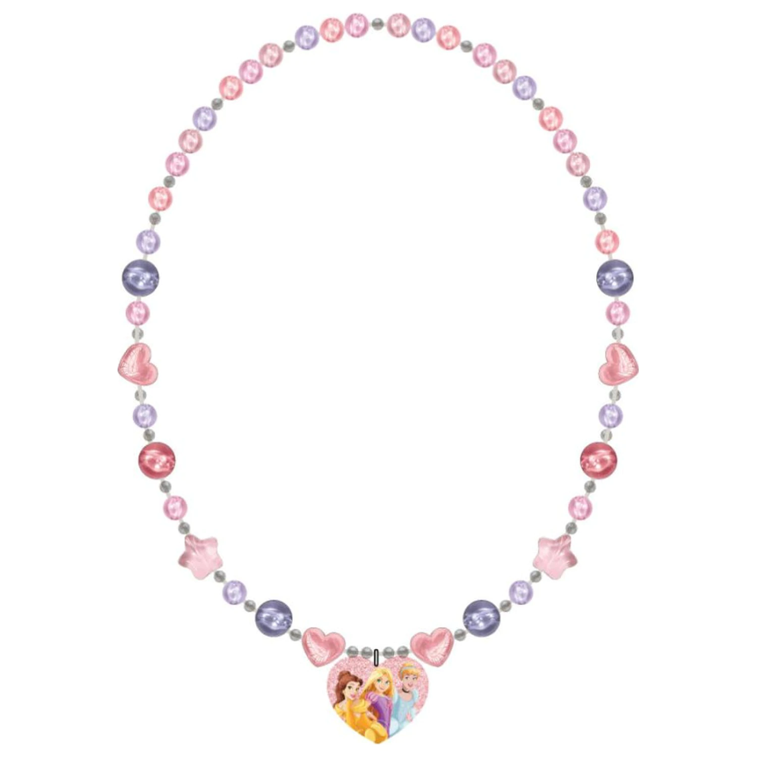 Disney Princess Heart Beaded Colier poza produsului
