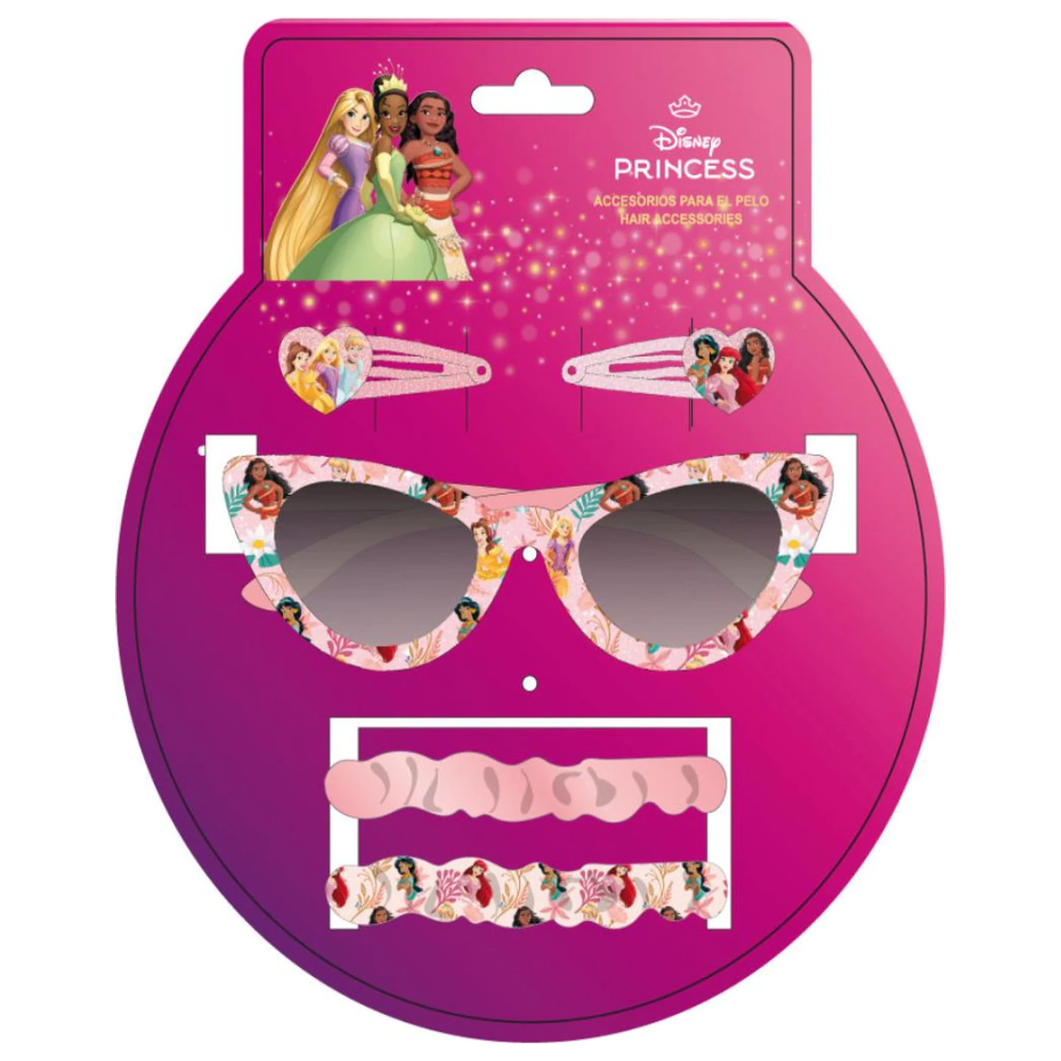 Disney Princess Ochelari de soare inima si Set Accesorii de par poza produsului