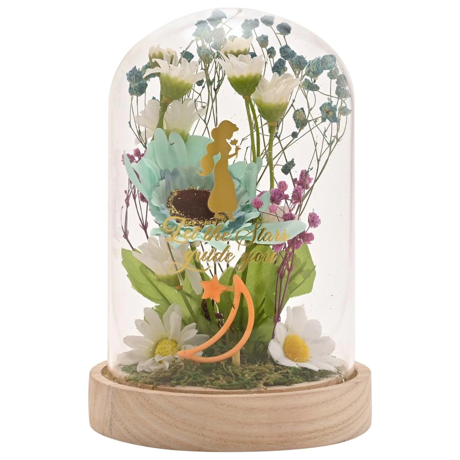Disney Princess Jasmine Floral Cloche cu o lumină neon poza produsului