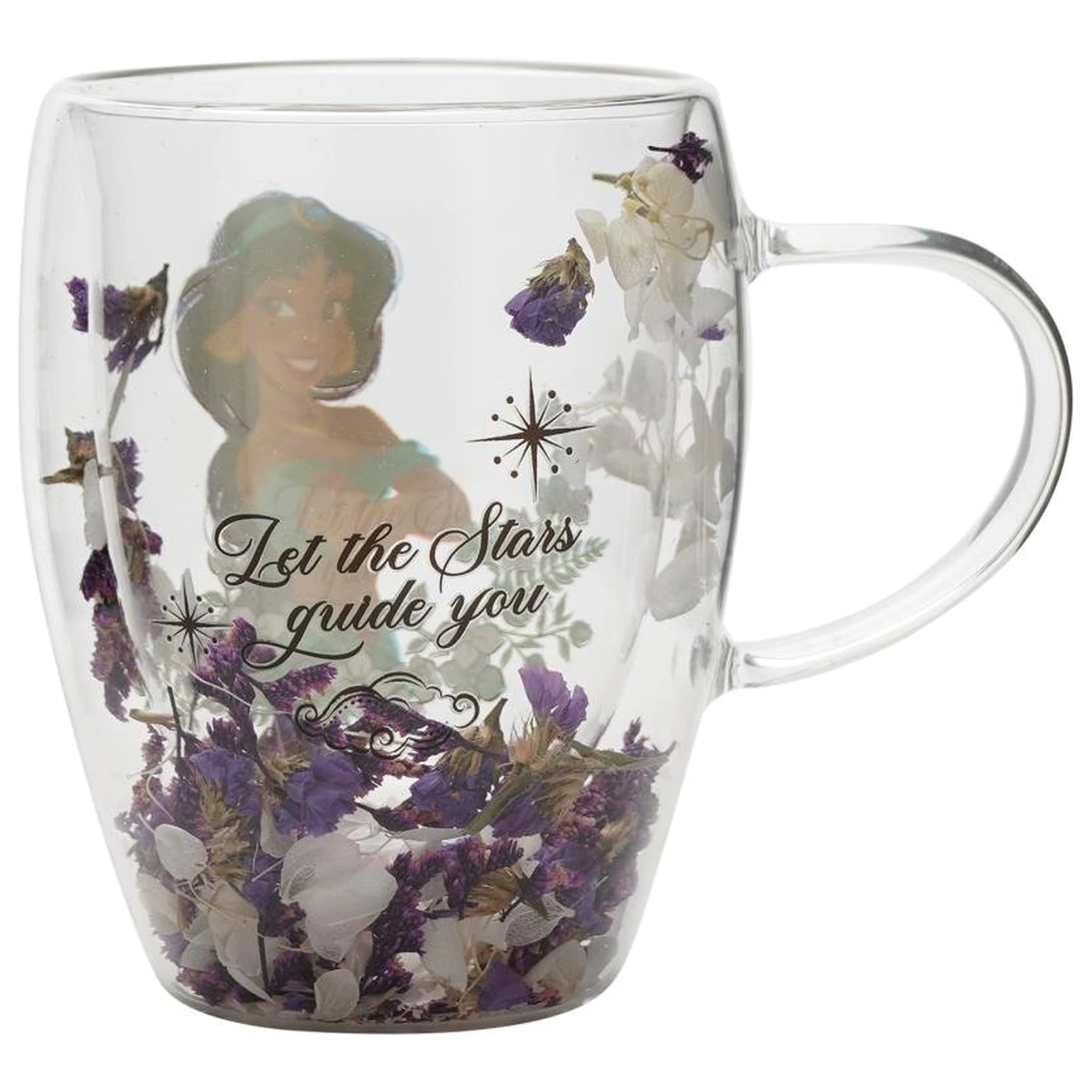 Disney Princess Jasmine Pahar cu flori uscate 300 ml poza produsului