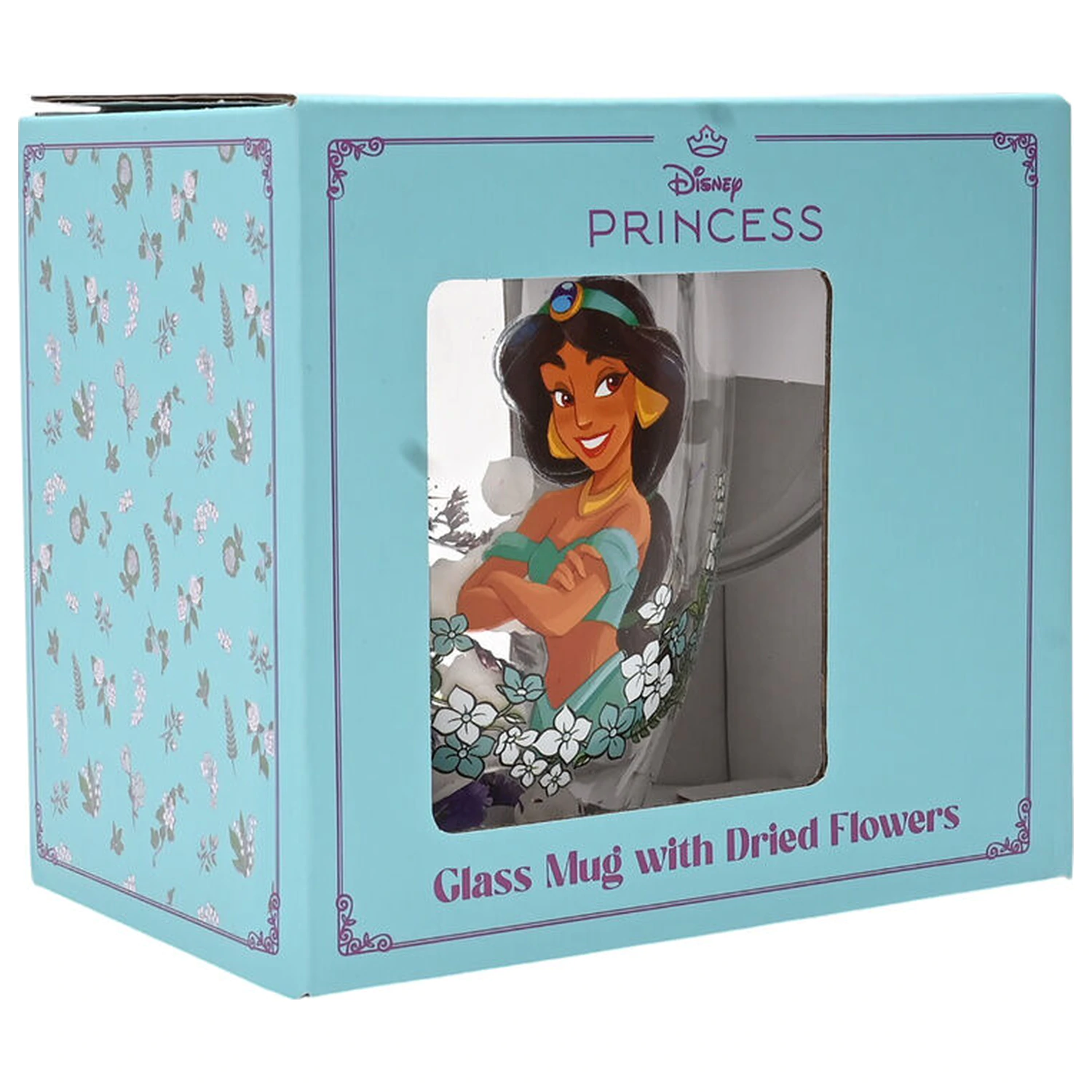Disney Princess Jasmine Pahar cu flori uscate 300 ml poza produsului