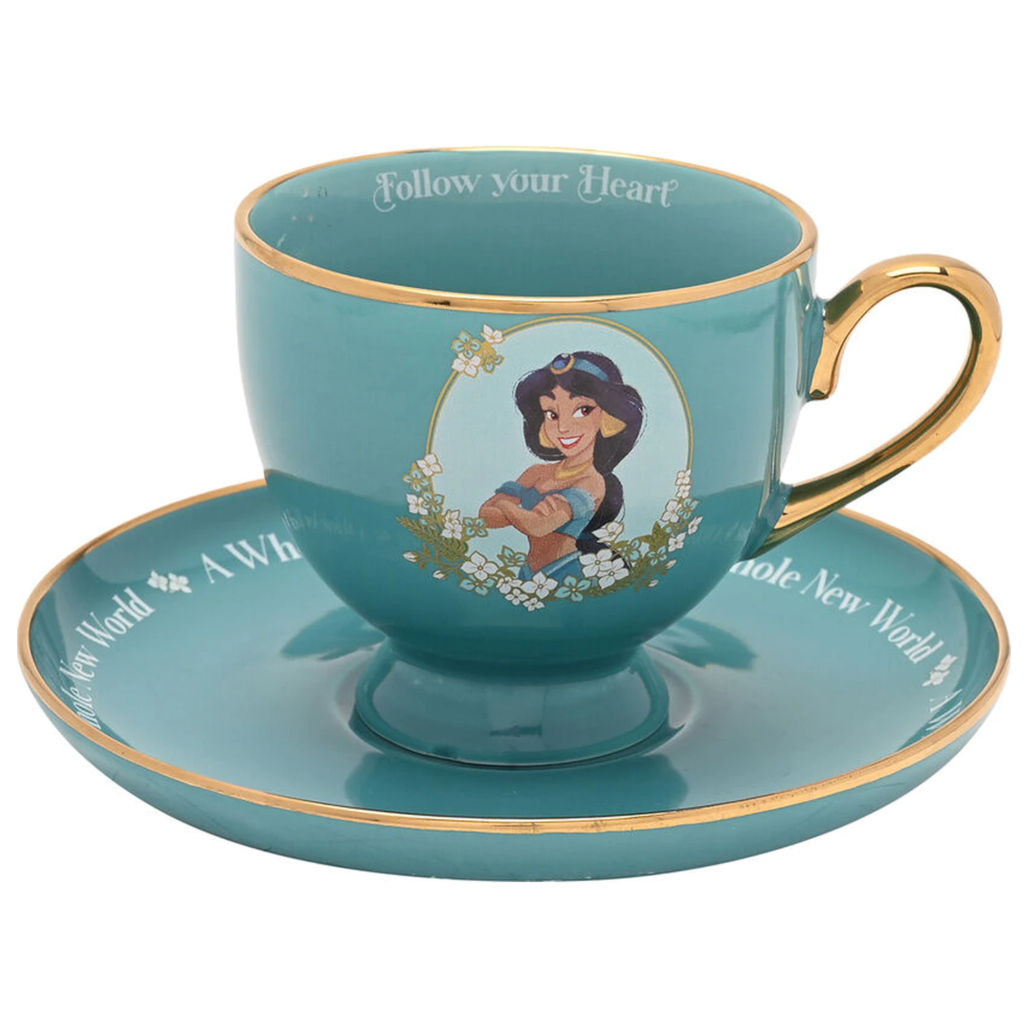 Disney Princess Jasmine ceasca de ceai si farfurie poza produsului