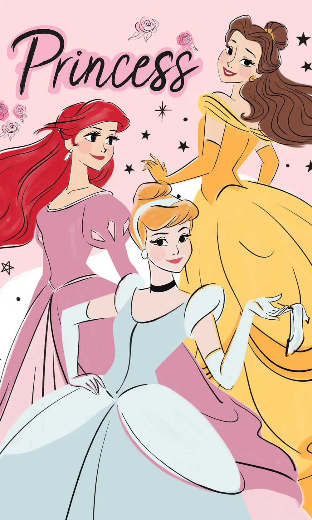 Disney Princess Prosop de maini Prosop de fata, Prosop 30*50cm poza produsului