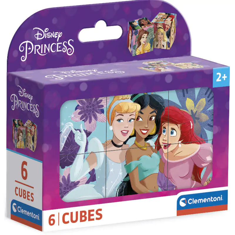 Disney Princess puzzle cub 6 buc poza produsului