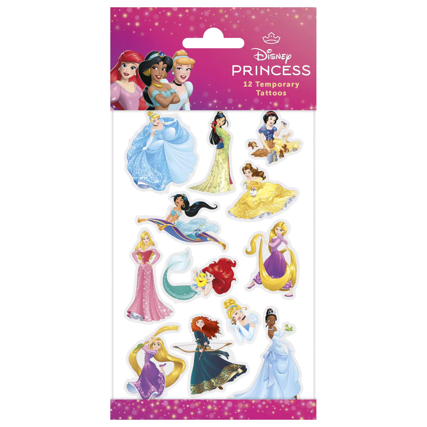 Disney Princesses Magic Tattoos 12-piese poza produsului