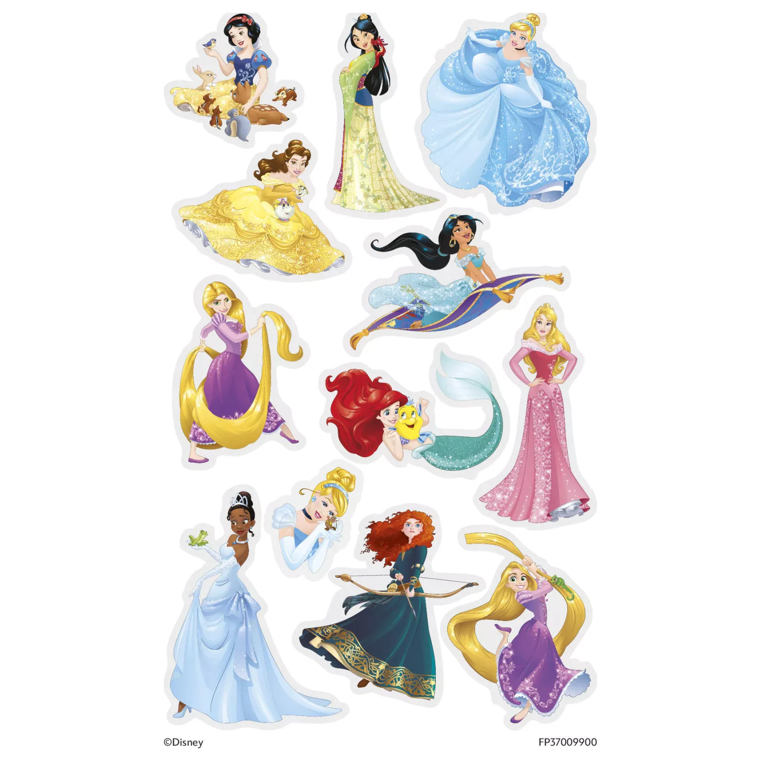 Disney Princesses Magic Tattoos 12-piese poza produsului