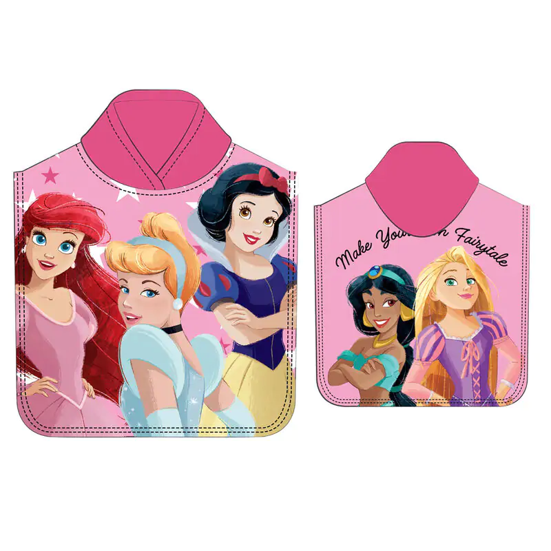 Prosop poncho din microfibră Disney Princess poza produsului