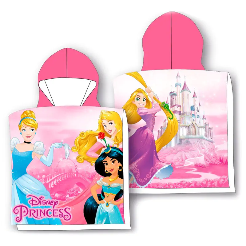 Prosop poncho microfibră Disney Princess poza produsului